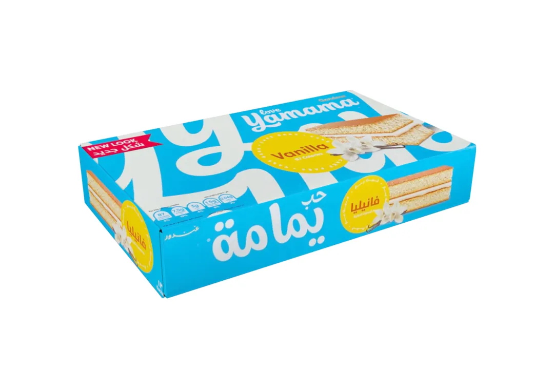 Gandour Yamama Vanilla Layer Cake 21g X 12 Pieces