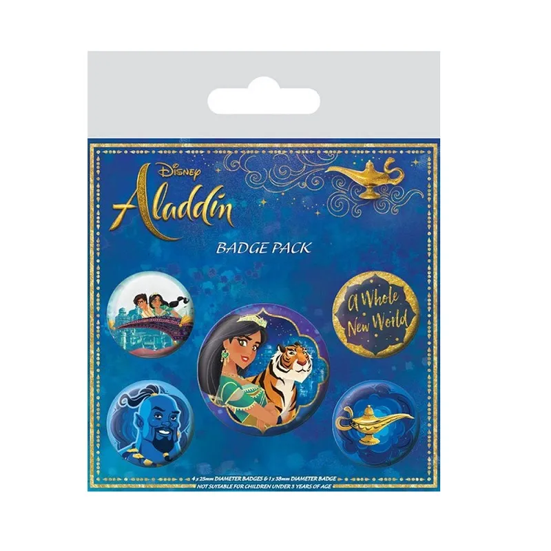 Aladdin 5 Badges Pack
