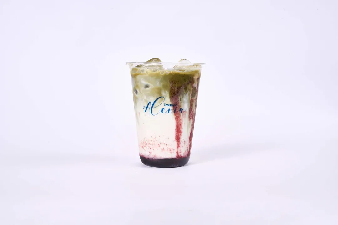 Iced Blueberry Matcha