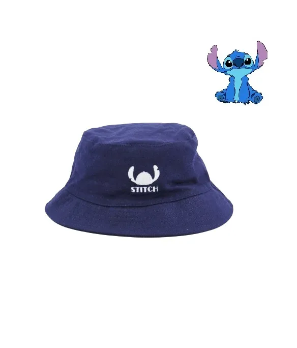 Stitch Bucket Hat - Navy Blue