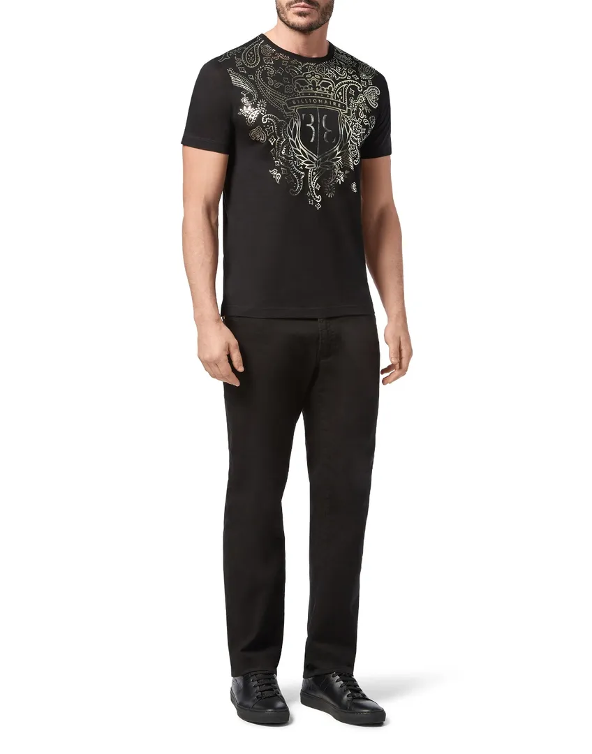 T-Shirt Round Neck Ss Paisley