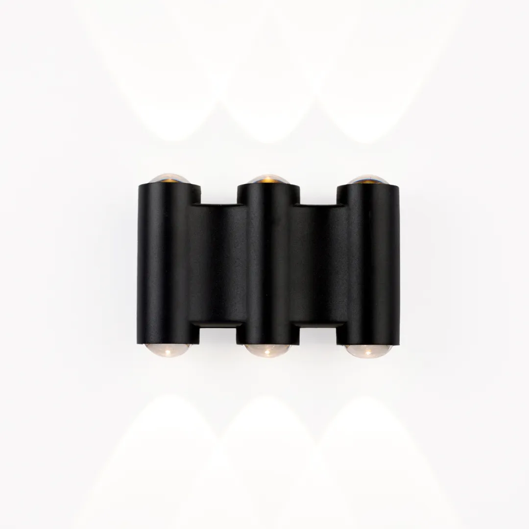 CLEVER Led Wall Lamp BLACK 132x40x80mm
