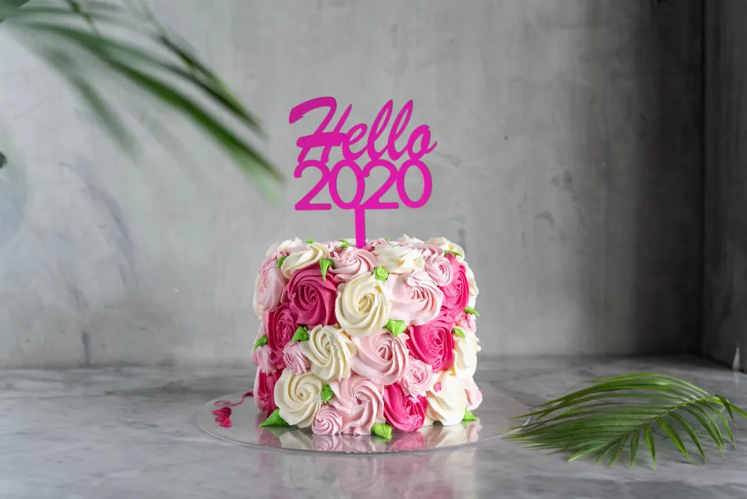 New Year Flora Cake