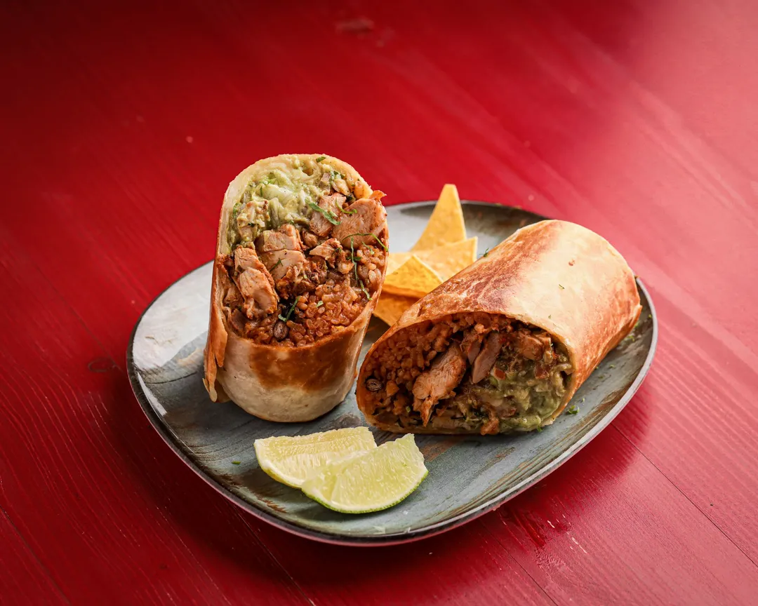 Oaxaca Chicken Burrito