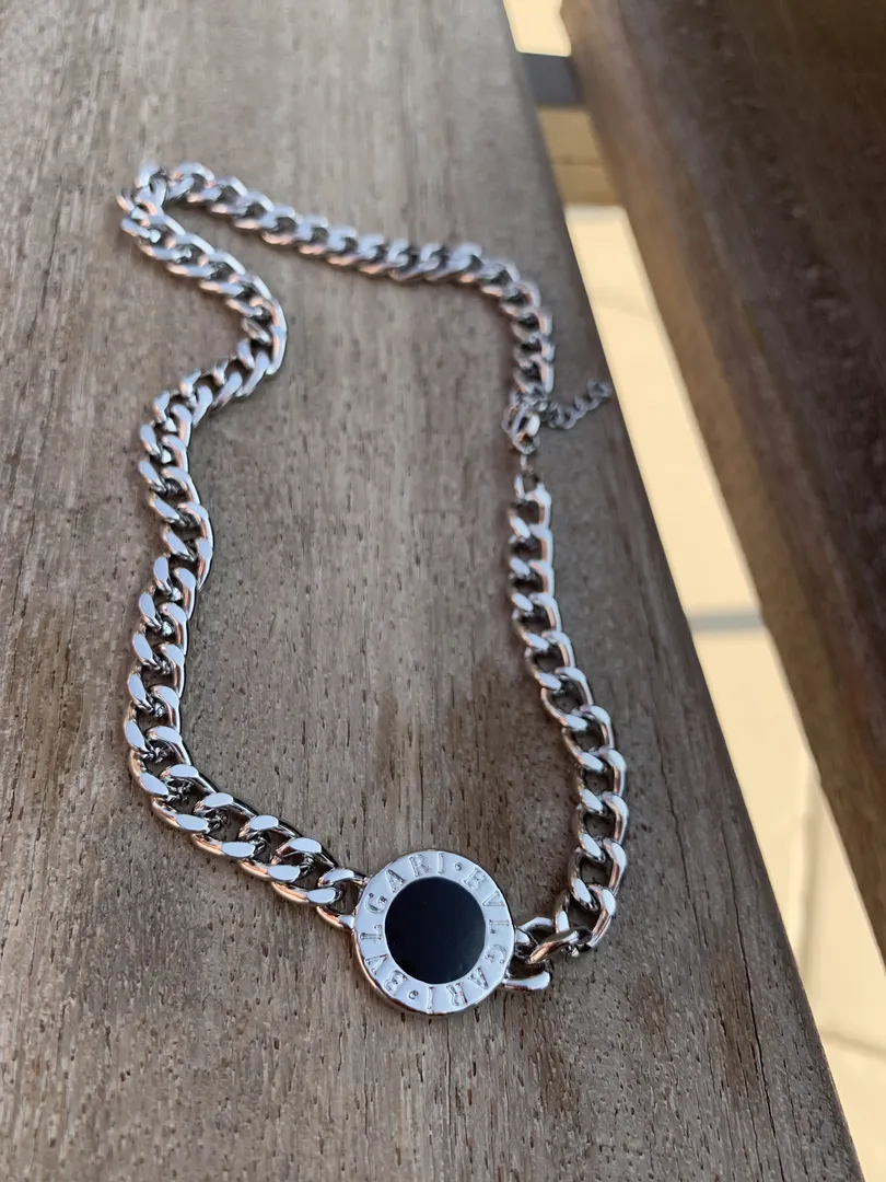 Bulgari Silver Bracelet x Necklace