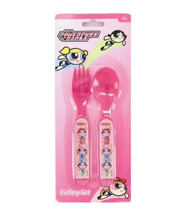 The Powerpuff Girls 2 PCS Cutlery Set