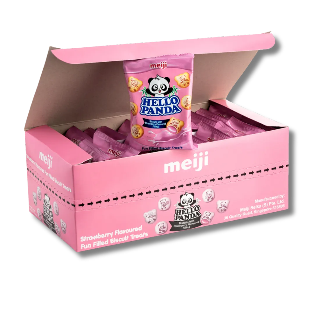 Meiji Hello Panda Biscuit Strawberry 35g