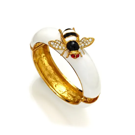 Kenneth Jay Lane - Enamel Bee Bracelet