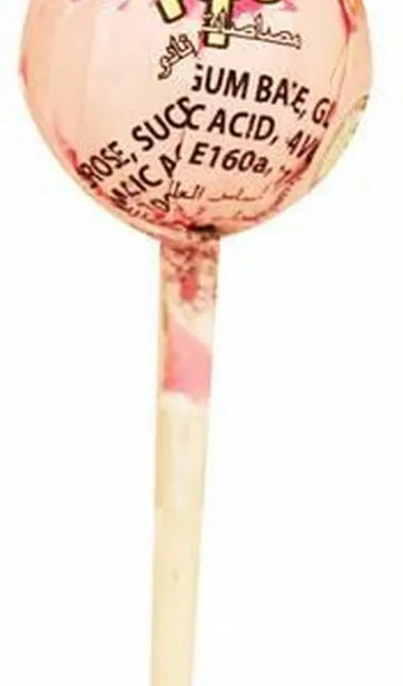 Jawbreaker Tornado Gum Pops Strawberry Lollipop