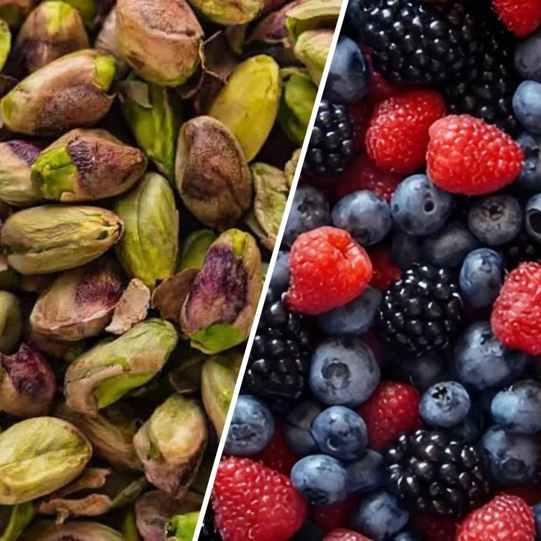 Mixed Berries & Pistachio (Waffle)