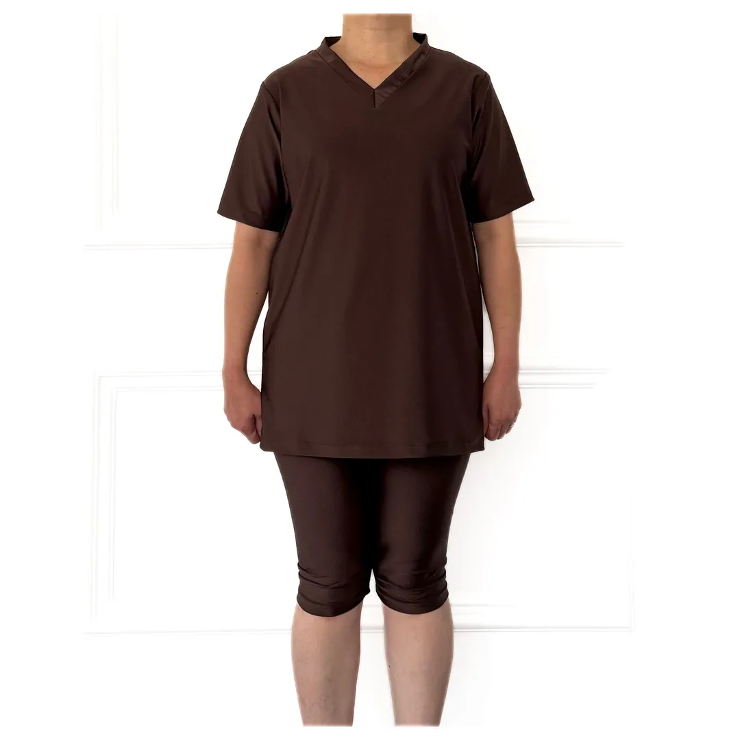 V Neck Swimsuit Set