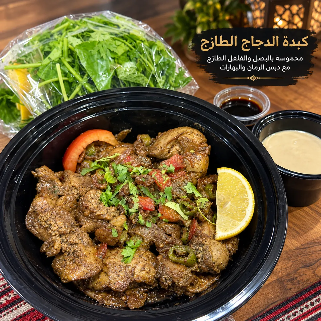 كبدة الدجاج الطازج