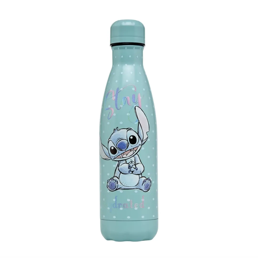 Stitch Stainless Steel Water Bottle - Polka Dots