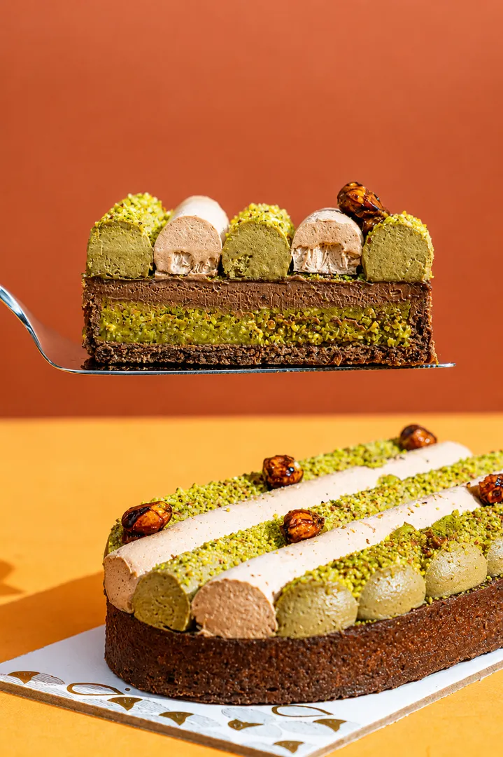 Pistachio tart