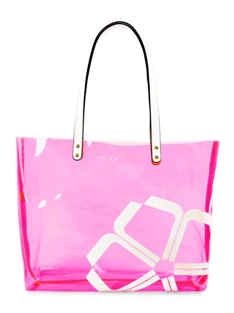 Trina Turk - Transparent Tote Bag - Pink