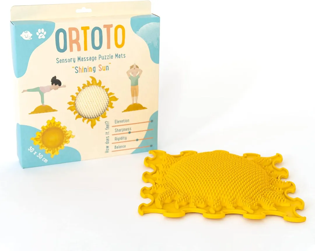Ortoto Puzzle Mats- Shining Sun: Yellow-Single