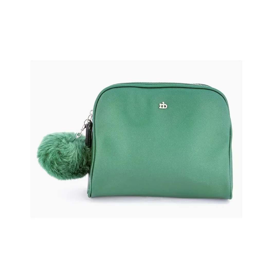 Roccobarocco - Plain Pouch Bag With Tassel - Green