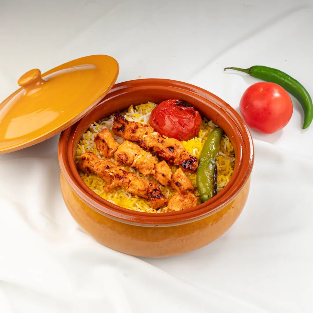 Shish Tawouk With Rice