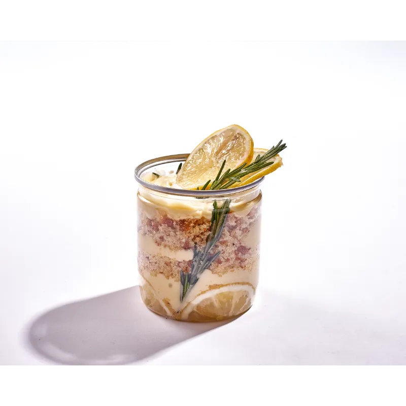 Lemon Rosemary Cake Cup