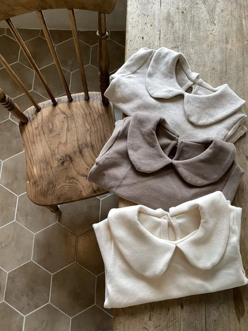 Circle Collar Top- Oatmeal