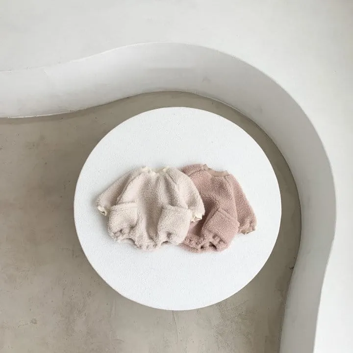 Baby Souffle Bodysuit- Beige