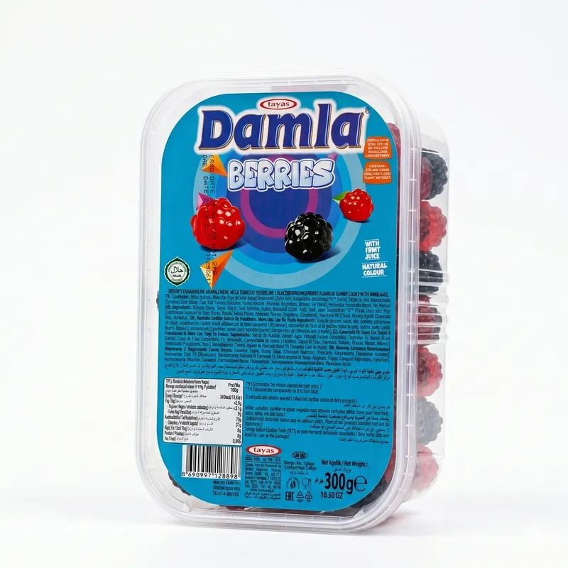Tayas Damla Turkish Blackberry Flavored Gummy 300gr