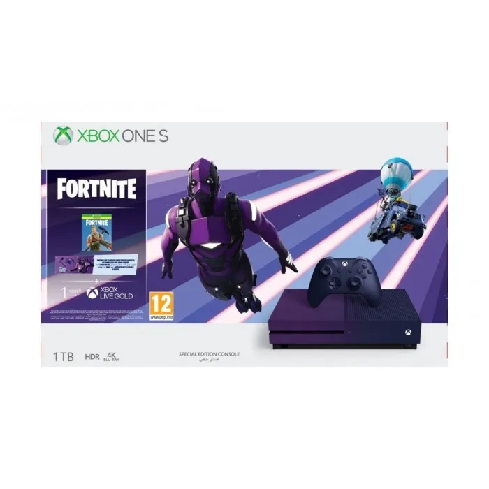 Xbox One S 1TB Fortnite Battle Royale Special Edition + DLC Pack