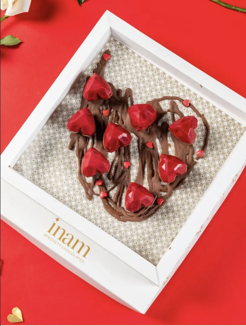 Chunky hearts bonbons box 8