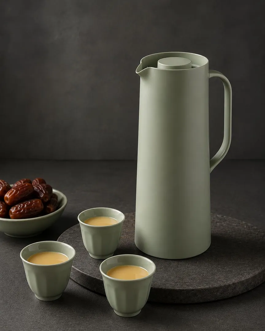 Arabic Coffee Thermos With Saffron