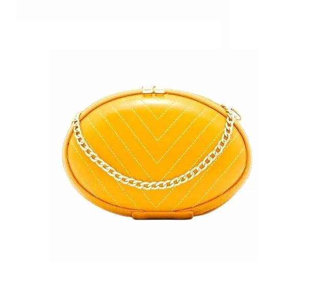 Round Crossbody Bag - Yellow