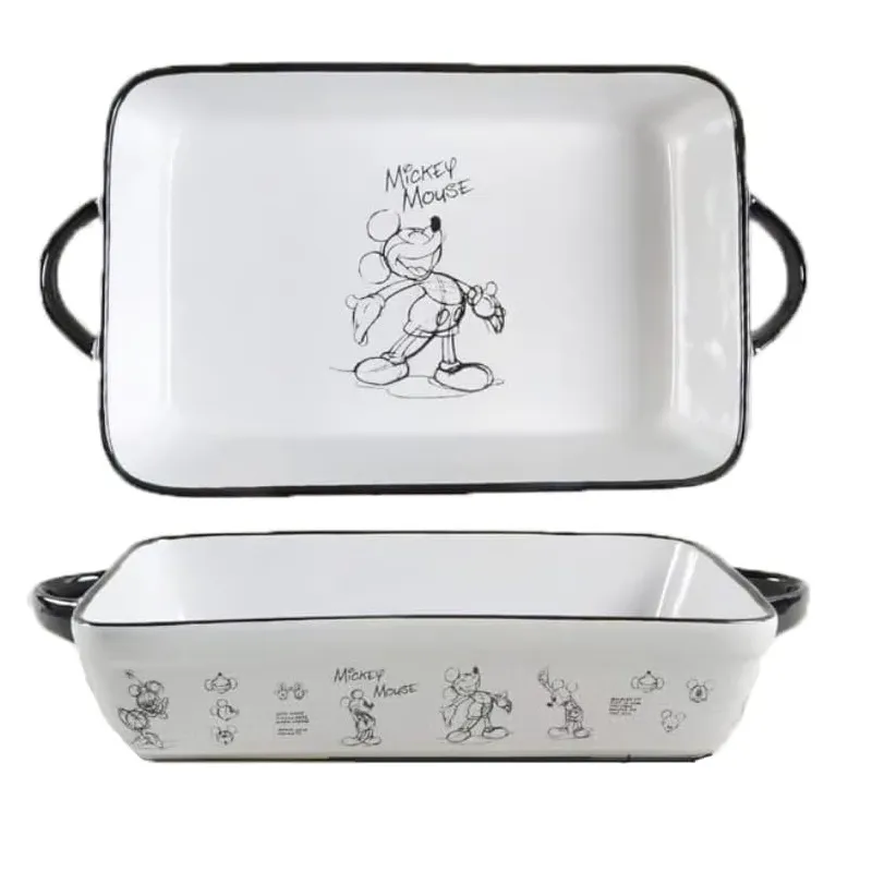 Mickey Mouse Large Baking Pan Ceramic Nonstick