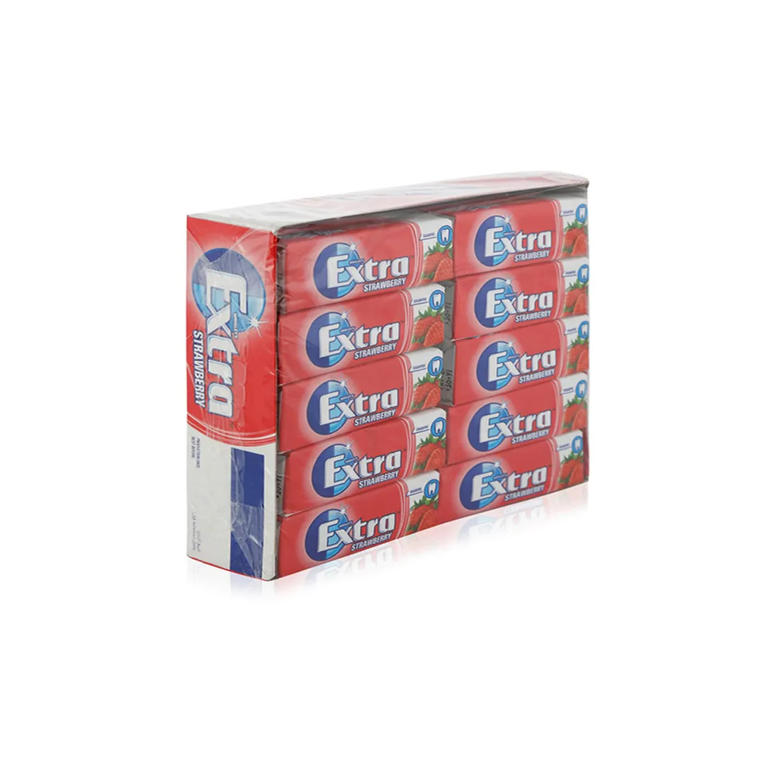 Extra Chewing Gum Strawberry 30 Pieces