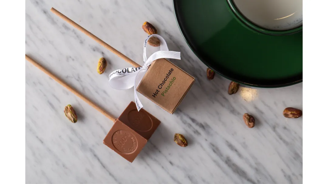 Pistachio hot choco 