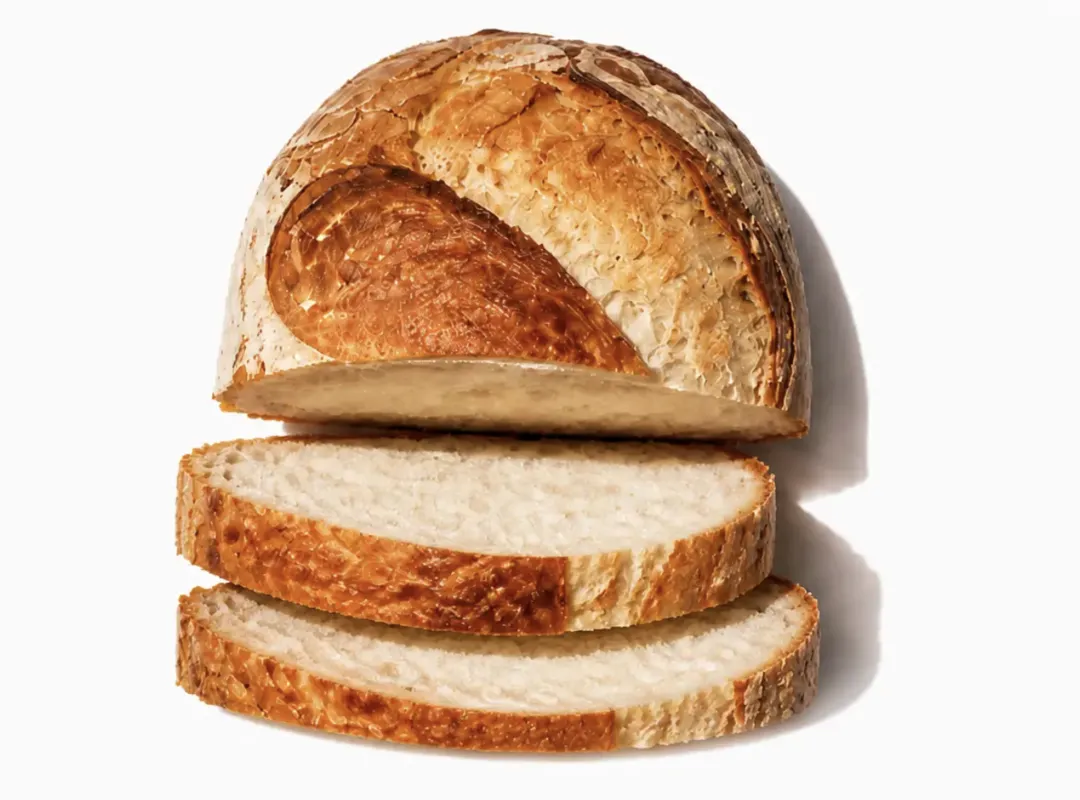 half White sourdough loaf 