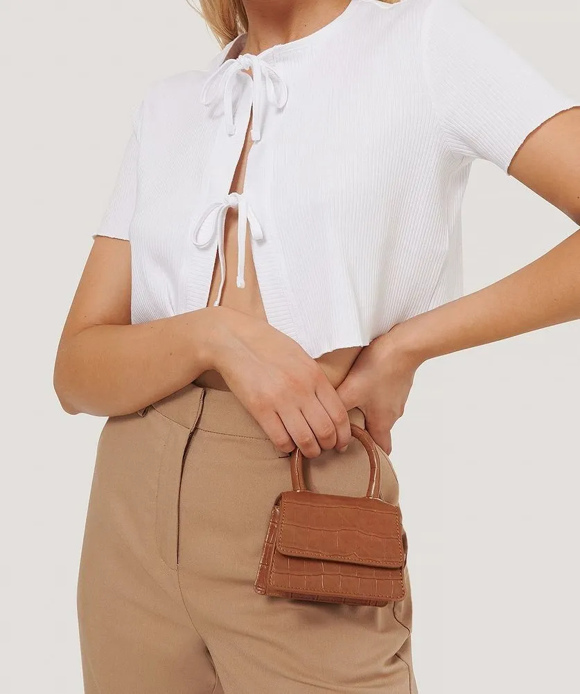 Mini Crocodile Texture Bag