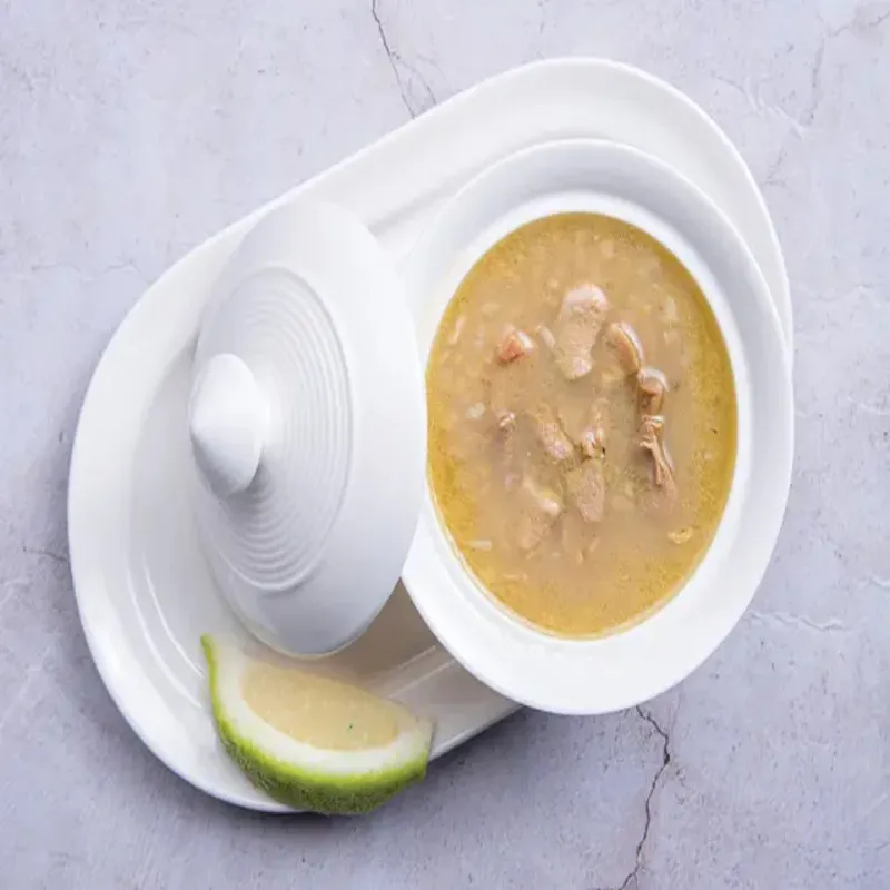 Grits with Meat Soup