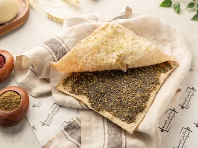 Lebanese Original Thyme Square Kaaki
