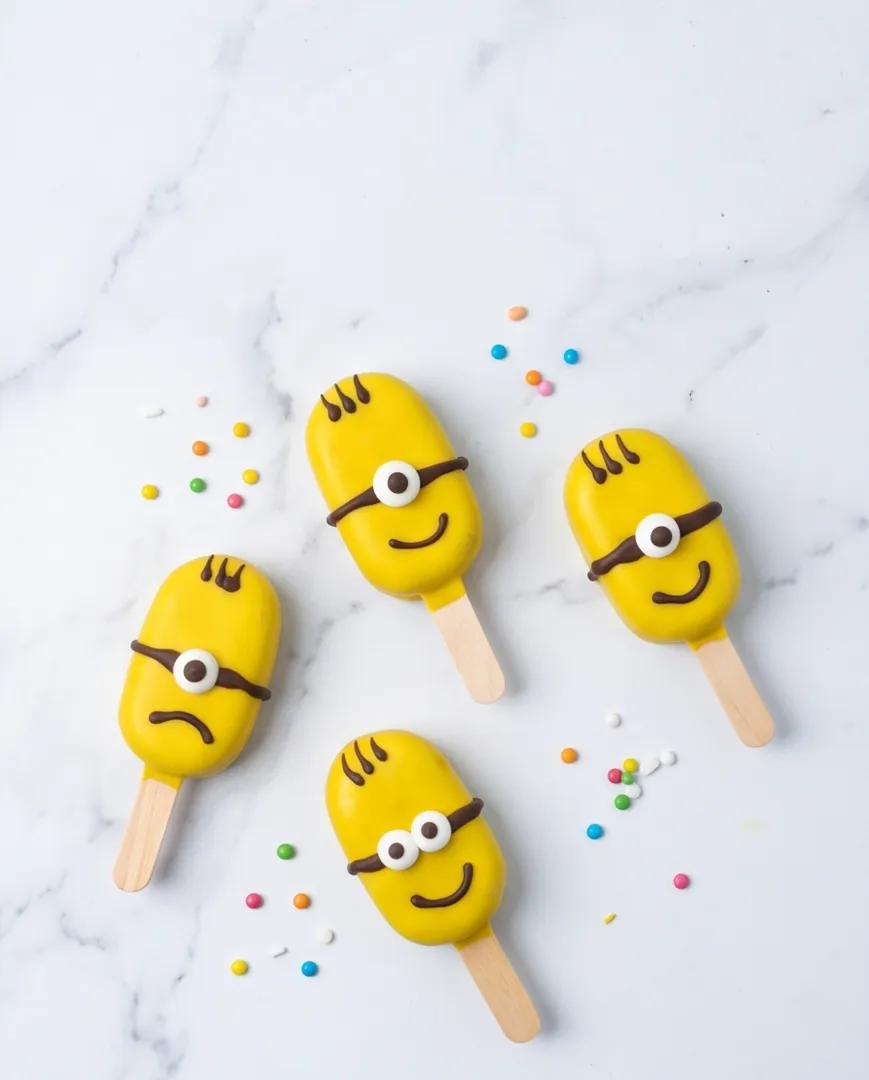 Cake stick Minion Box