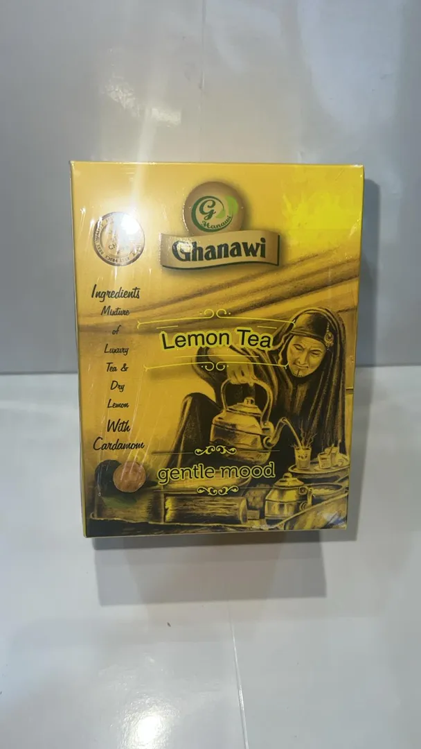 شاي غناوي مع اللومي المجفف والهيل