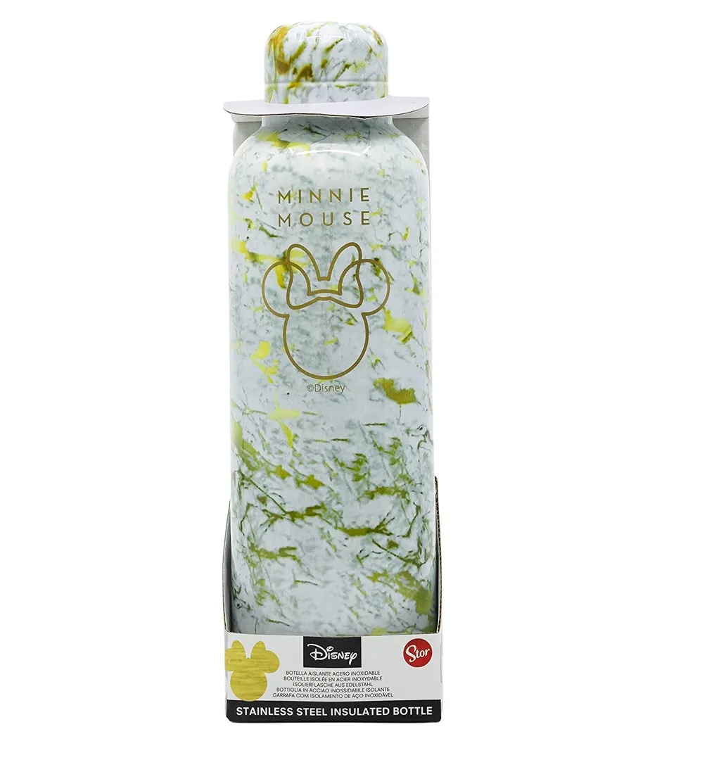 Minnie Mouse Stainless Steel Water Bottle - 515 ML