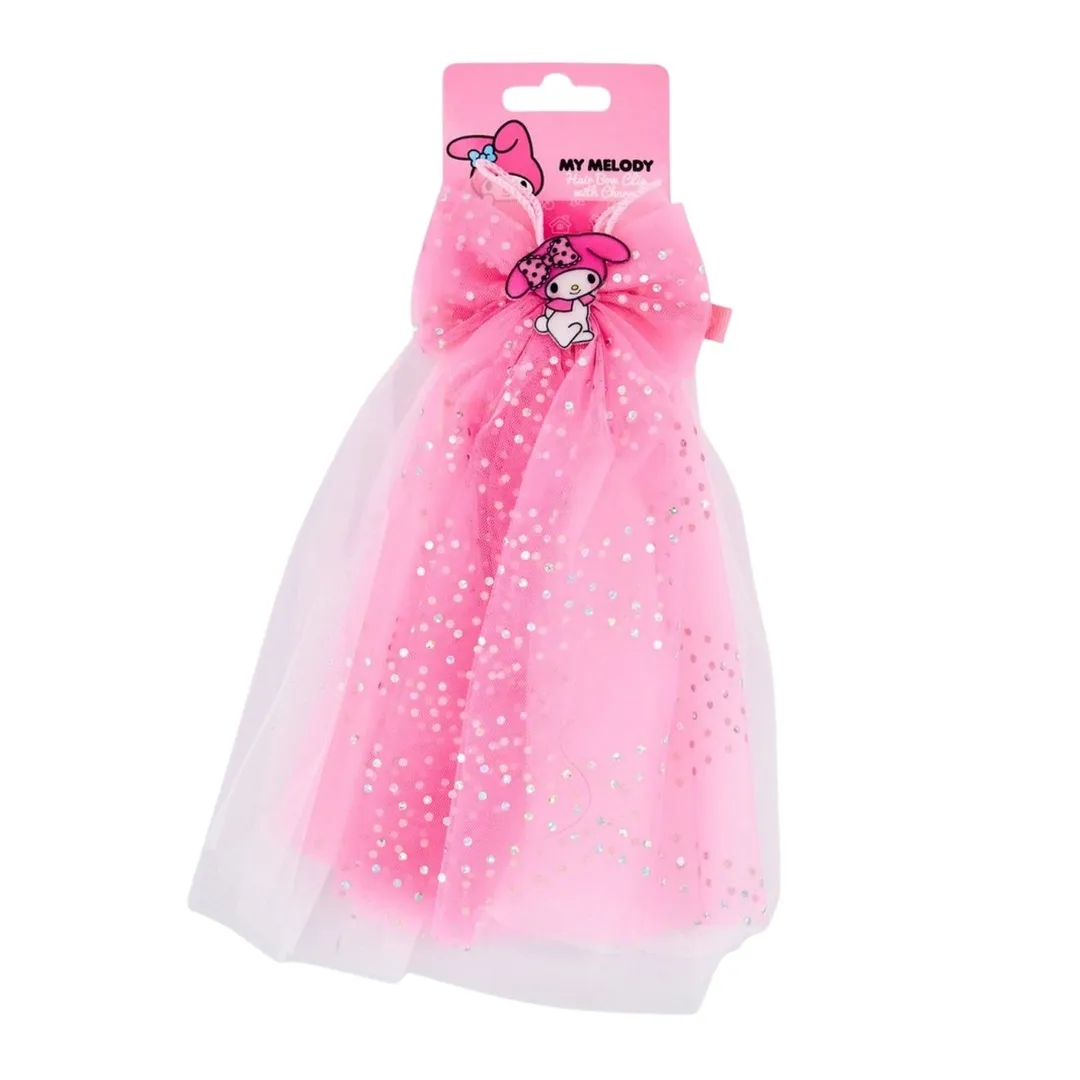 My Melody Long Bow Hair Clip With Charm