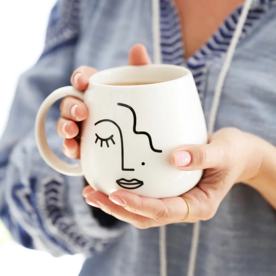 Abstract Face Mug