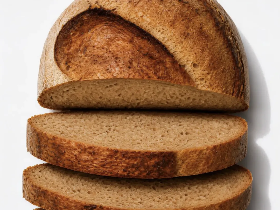 half Brown sourdough loaf 