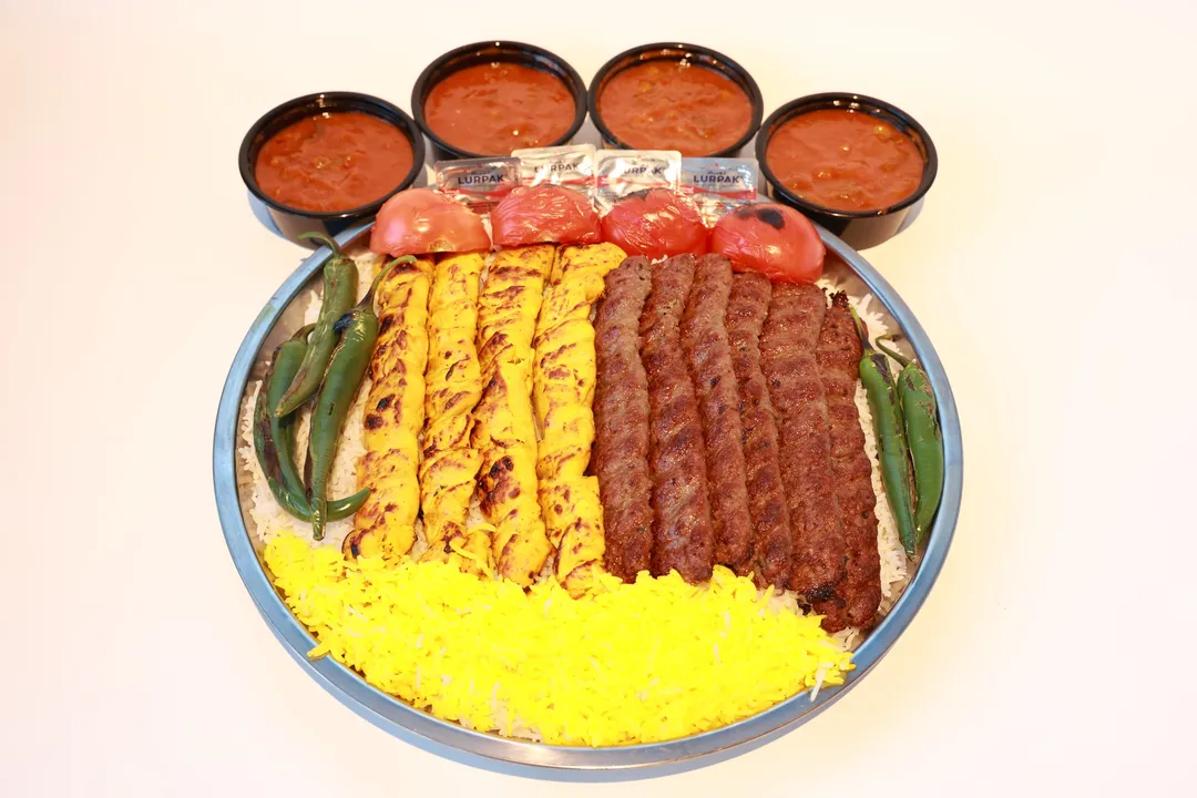 4 Persons Chelo kabab & Jujeh
