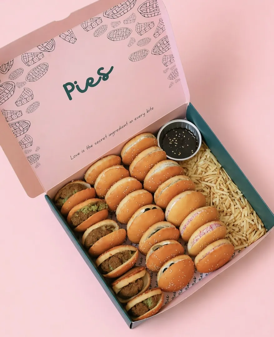 Round Sandwiches Box