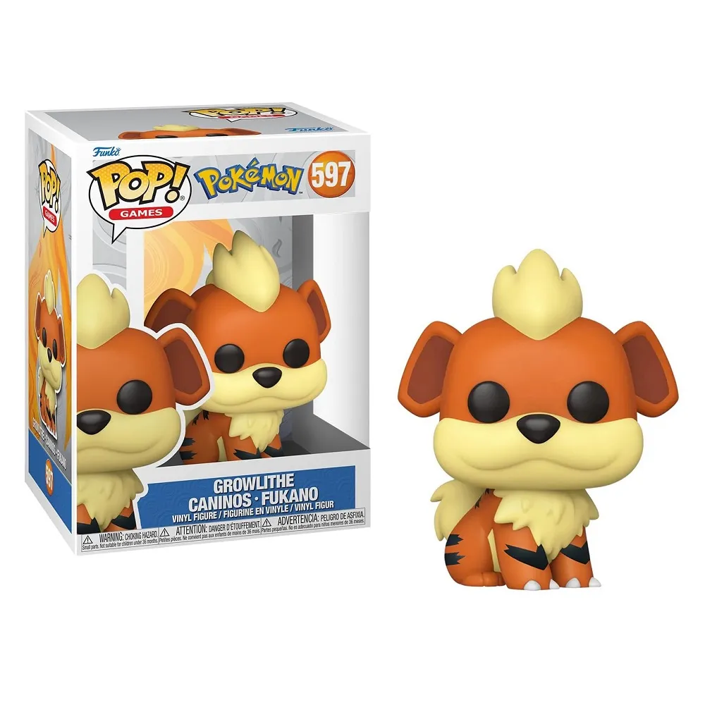 Funko POP! Pokemon Growlithe Caninos - Fuklano