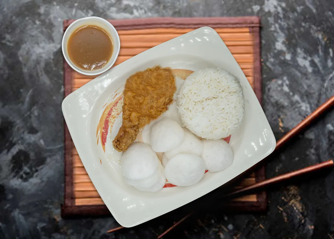 1Pc Chinese Style Chicken With Rice