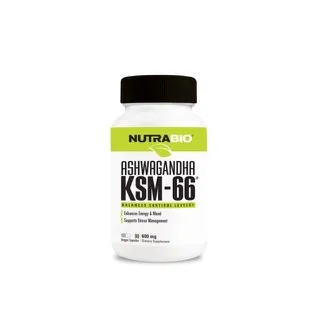 Nutrabio Ashwaganda KSM 600mg, 90 cap