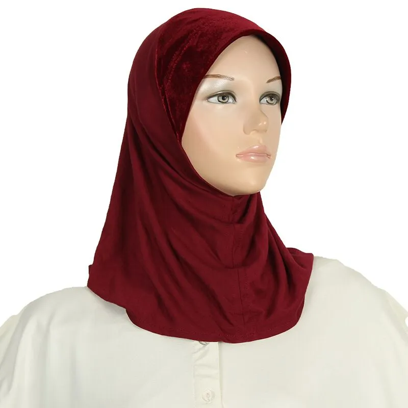 قبعة قطن بمخمل بالمقوي بدون خيط
