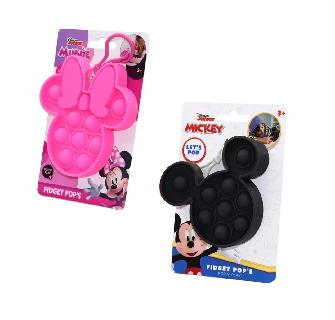 Mickey & Minnie Mouse Fidget Popup Keychain
